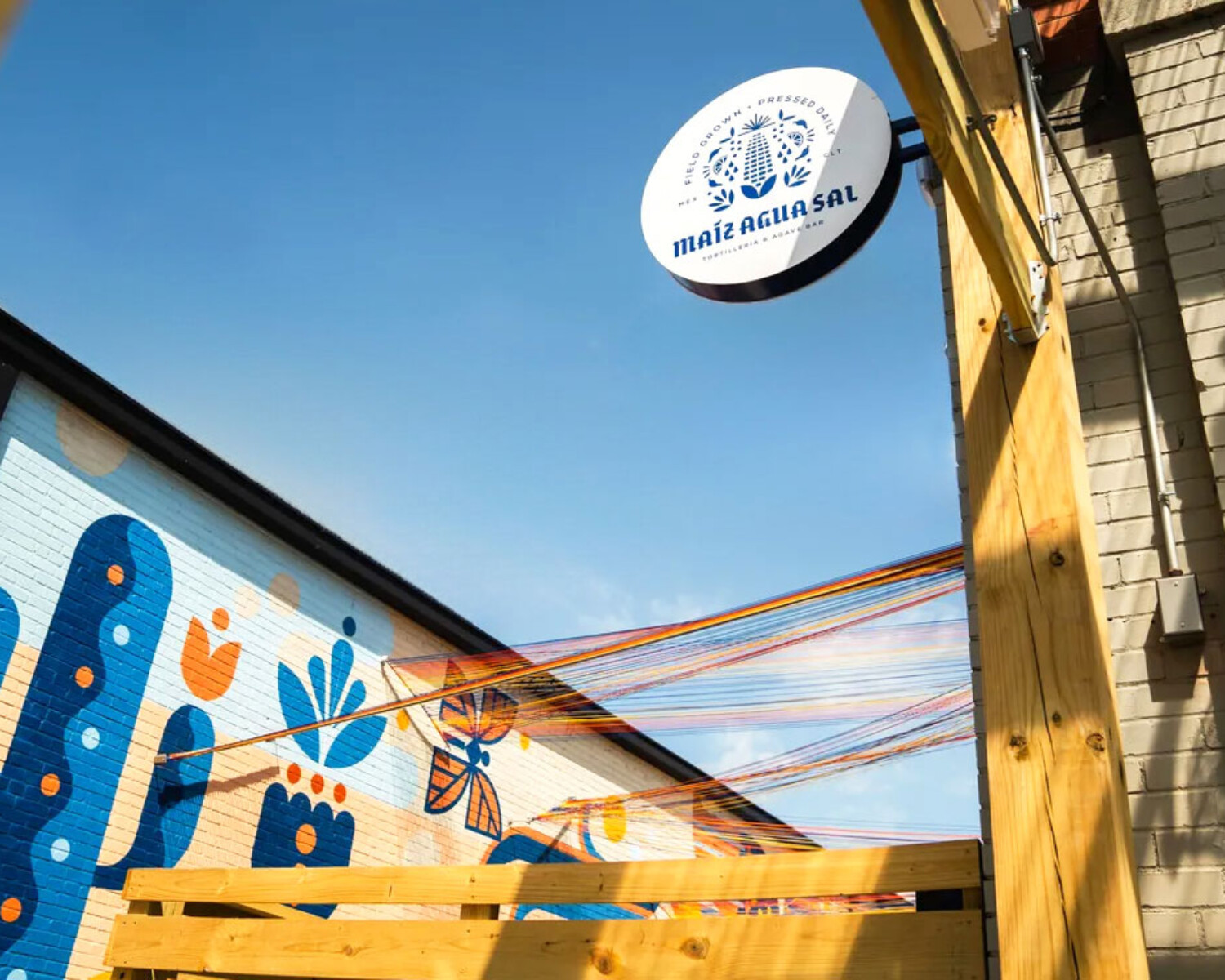 MAS Tortilleria Branding Signage and Mural