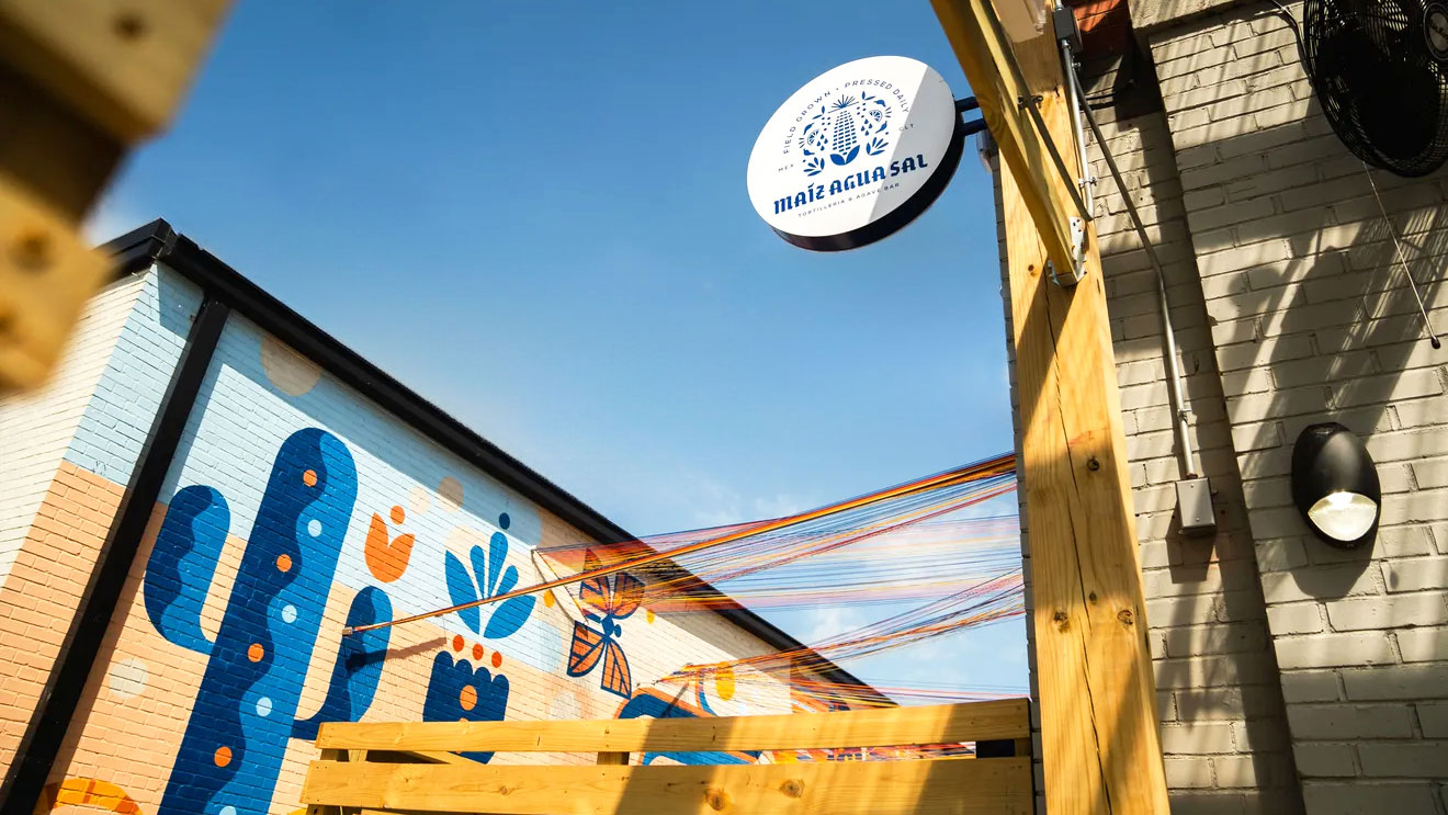 MAS Tortilleria Branding Signage and Mural