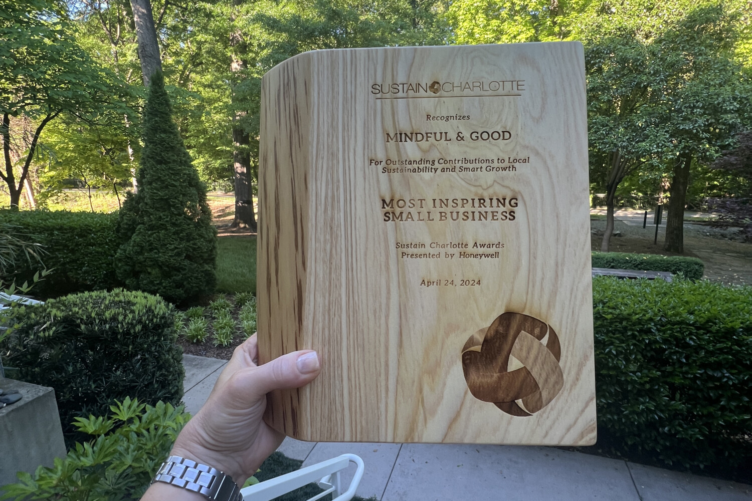 Sustain Charlotte Most Inspiring Small Business Award