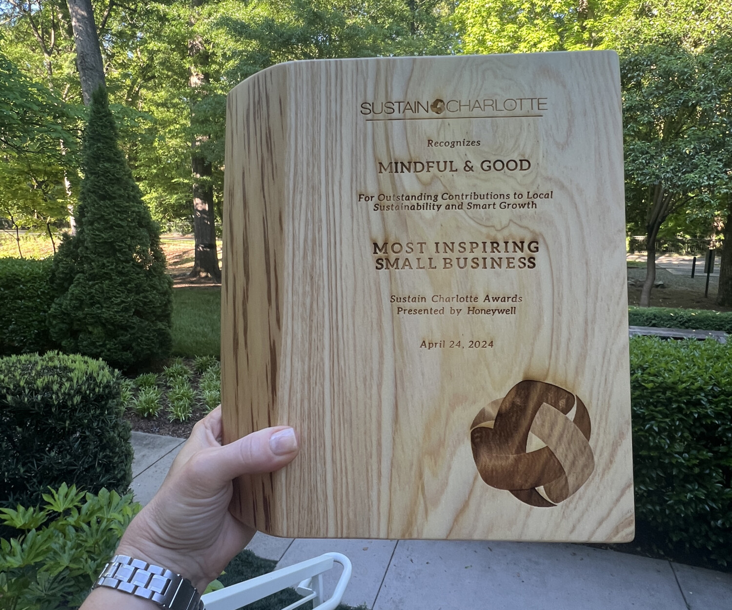 Sustain Charlotte Most Inspiring Small Business Award